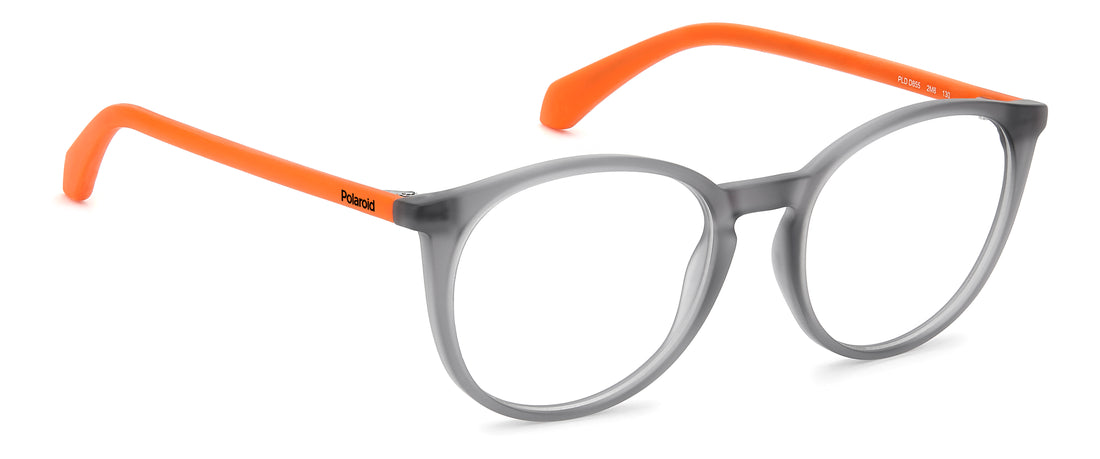 Occhiali da vista polaroid kids pld d855 2m8 grey pantos infantil taglia 48mm - Vista dettagliata