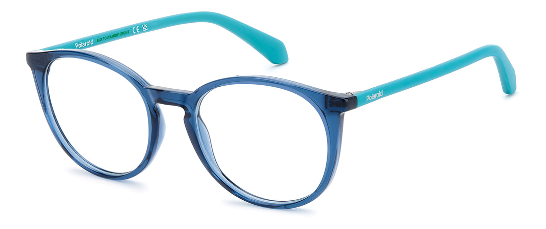 Occhiali da vista polaroid kids pld d855 pjp azul pantos infantil taglia 48mm - Vista principale
