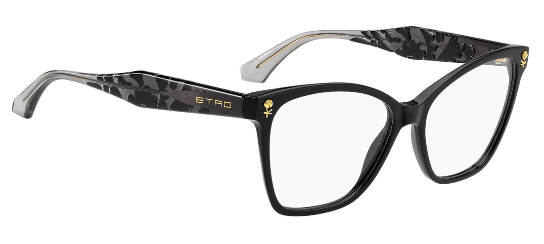 Occhiali da vista etro 0129 807 negro cat eye femenino taglia 55mm - Vista dettagliata