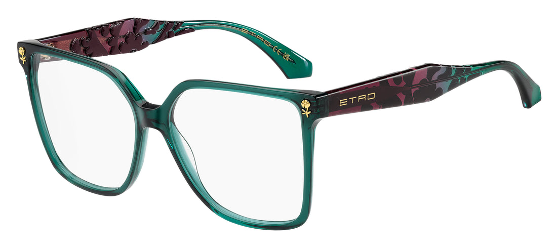 Occhiali da vista etro 0130 zi9 verde square femenino taglia 55mm - Vista principale