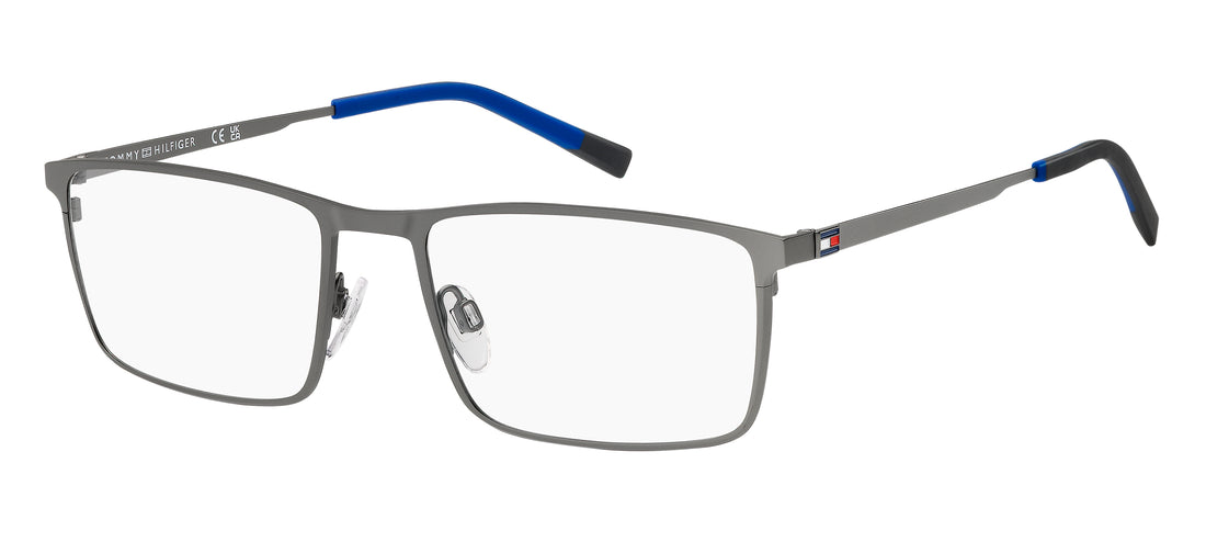 Occhiali da vista tommy hilfiger th 2314 r80 plateado rectangular masculino taglia 58mm - Vista principale