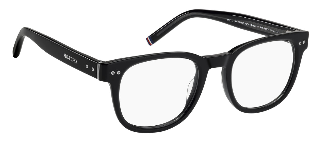Brillen tommy hilfiger th 86 807 negro round masculino größe 51mm - Detailansicht