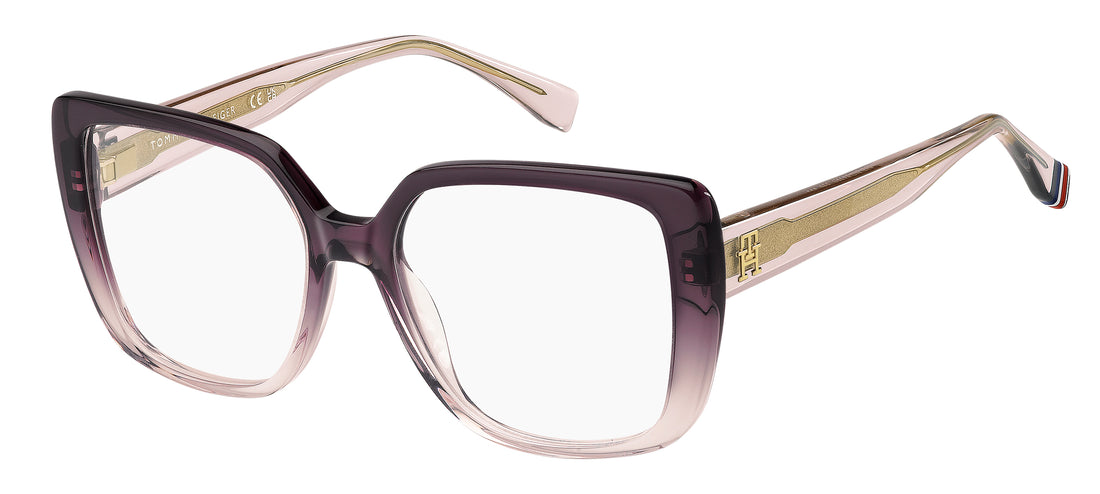 Brillen tommy hilfiger th 2348 2ln burdeos butterfly femenino größe 53mm - Hauptansicht