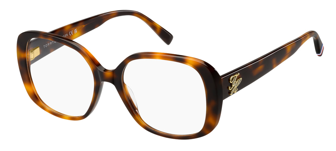Brillen tommy hilfiger th 2346 05l havana square femenino größe 53mm - Hauptansicht