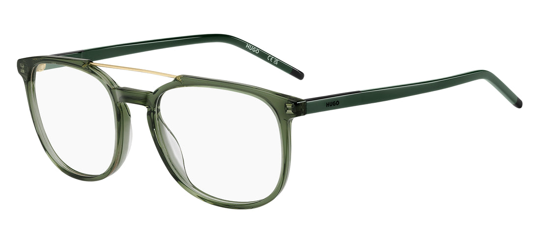 Lunettes de vue hugo hg 1401 1ed verde square masculino taille 54mm - Vue principale