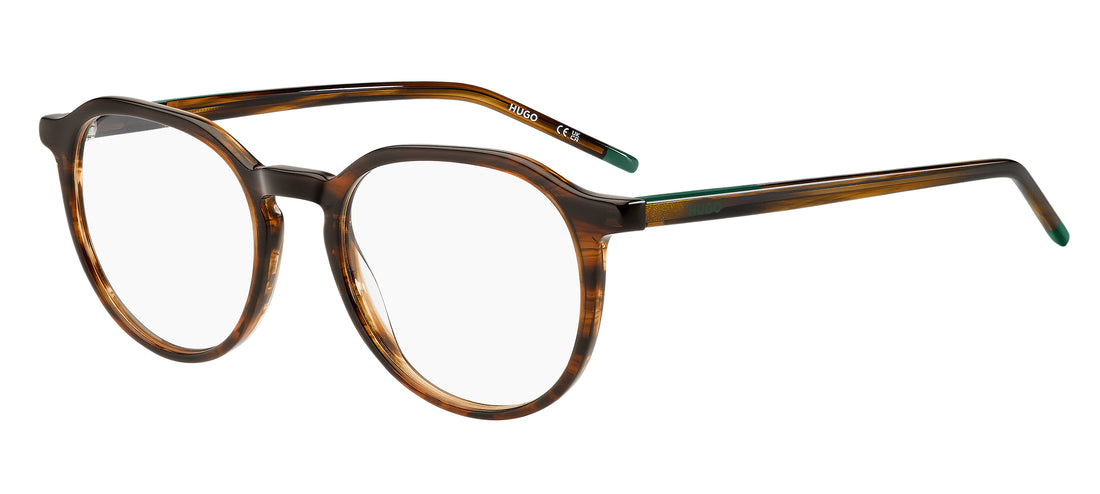 Occhiali da vista hugo hg 1403 ex4 marron round masculino taglia 50mm - Vista principale