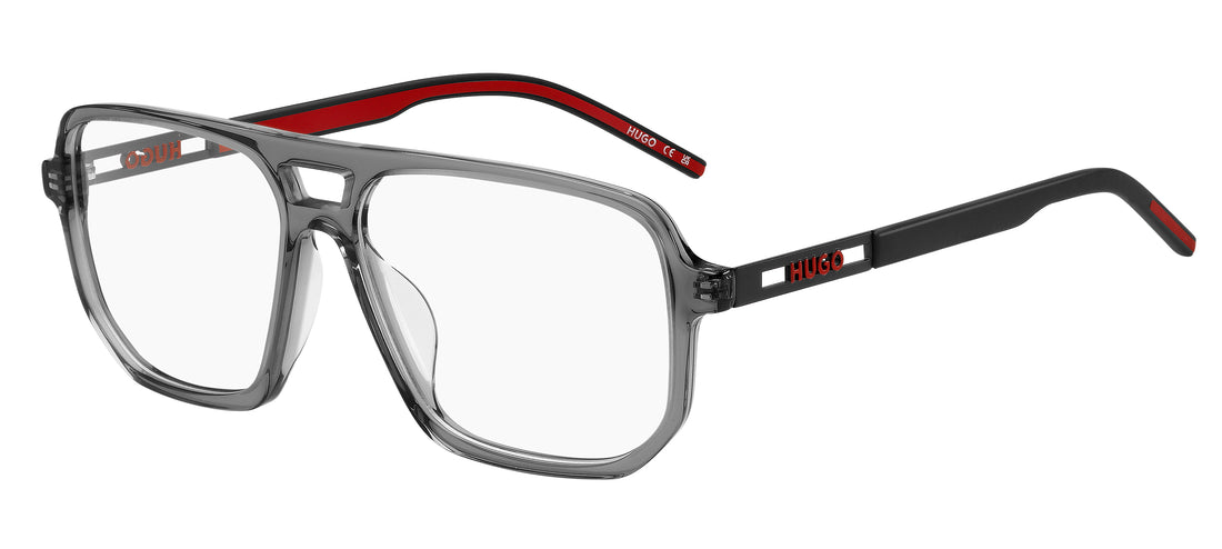 Occhiali da vista hugo hg 1415/g kb7 grey square masculino taglia 57mm - Vista principale