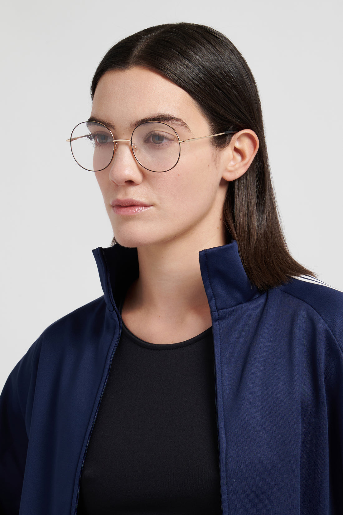 Lunettes de vue hugo hg 1412 2m2 negro round femenino taille 54mm - Vue détaillée