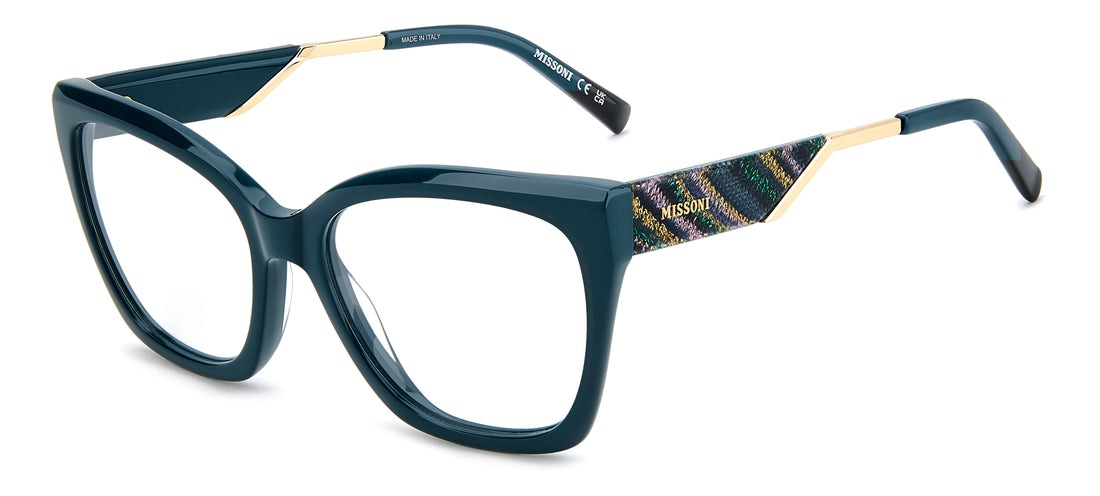 Brillen missoni mis 0266 zi9 verde cat eye femenino größe 55mm - Hauptansicht