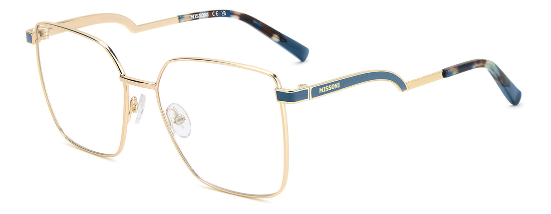 Brillen missoni mis 0276 j5g dorado square femenino größe 55mm - Hauptansicht