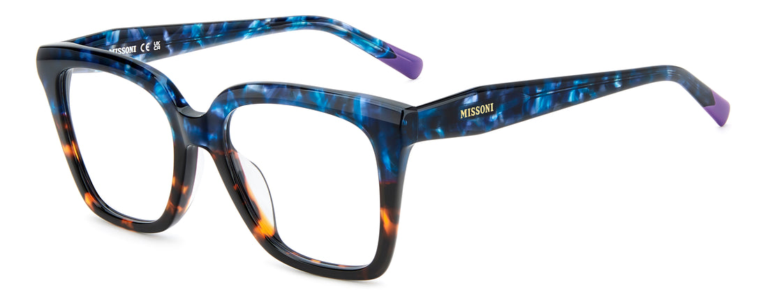 Occhiali da vista missoni mis 0275/g jbw azul square femenino taglia 52mm - Vista principale