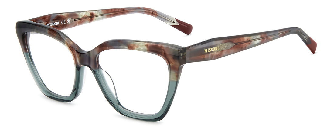 Brillen missoni mis 0274 ne6 burdeos cat eye femenino größe 54mm - Hauptansicht