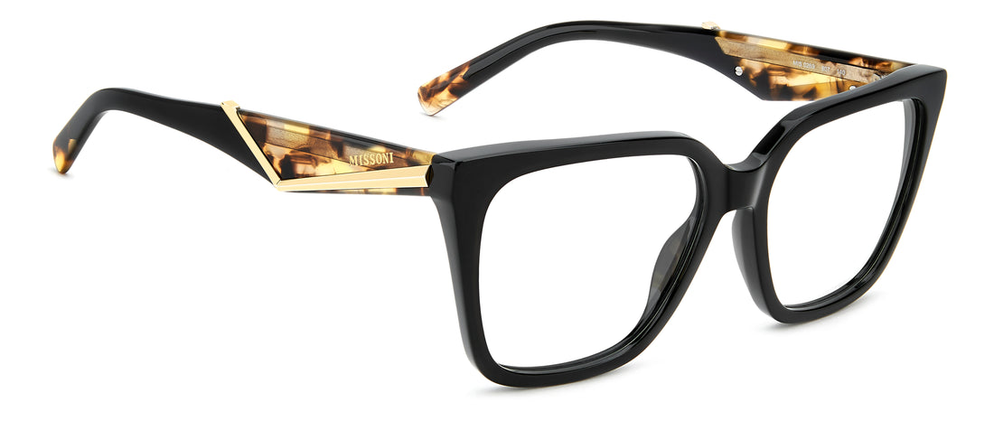 Brillen missoni mis 0269 807 negro square femenino größe 54mm - Detailansicht