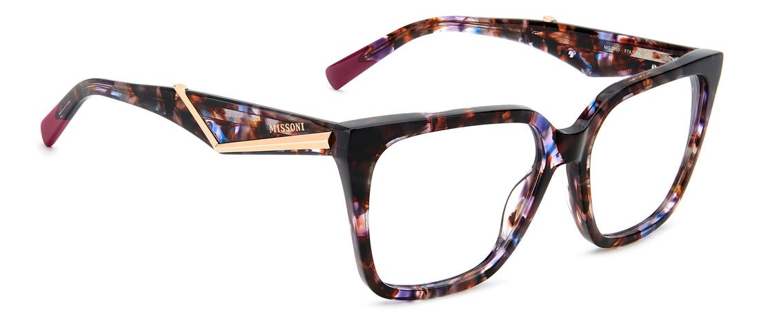 Occhiali da vista missoni mis 0269 f7x violeta square femenino taglia 54mm - Vista dettagliata