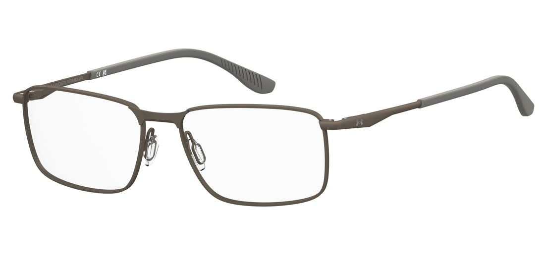Prescription glasses under armour ua 5071/g/n s05 gris rectangular masculino size 55mm - Main view