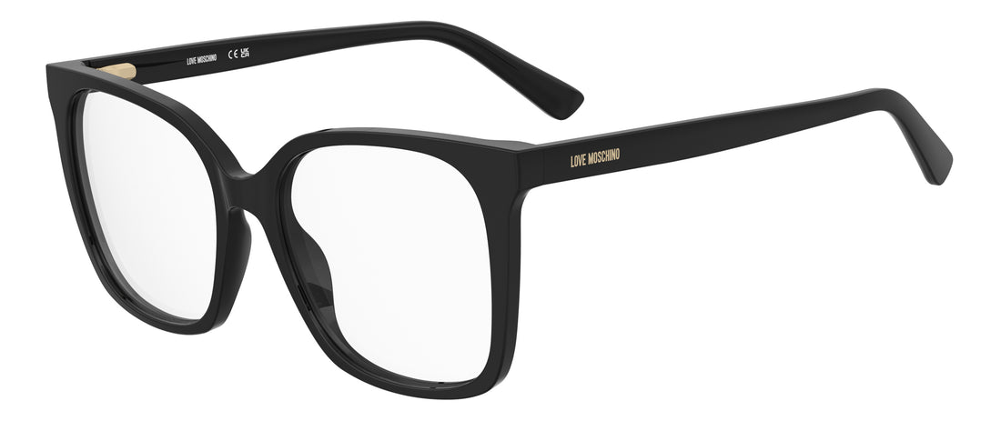 Glasögon moschino love mol696 807 negro square femenino storlek 54mm - Huvudvy