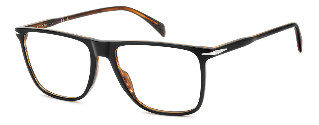 Briller david beckham db 1249 05k negro rectangular masculino størrelse 56mm - Hovedvisning