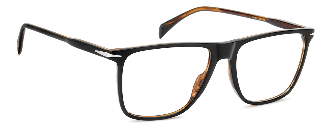 Briller david beckham db 1249 05k negro rectangular masculino størrelse 56mm - Detaljeret visning