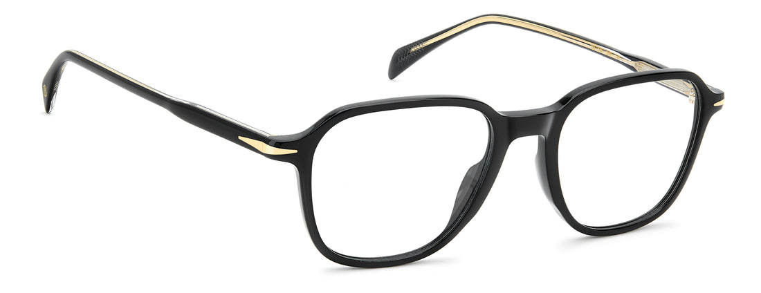 Briller david beckham db 1250 807 negro rectangular masculino størrelse 51mm - Detaljeret visning