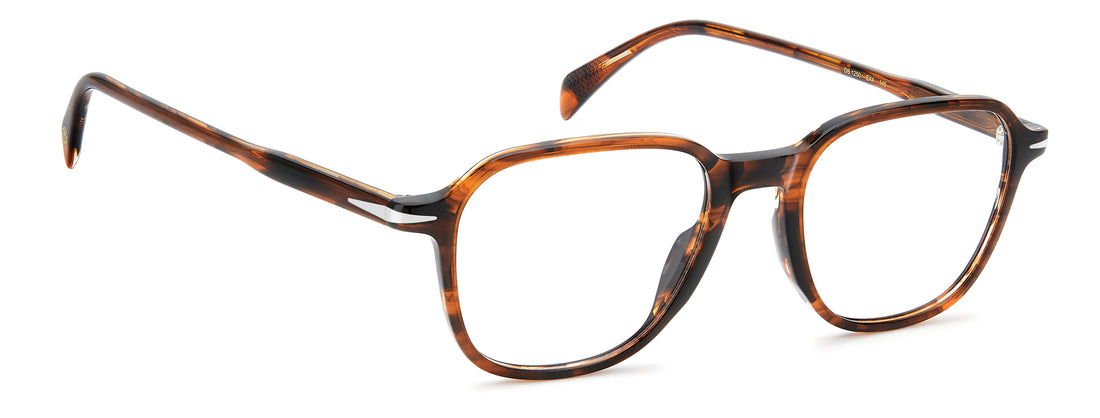 Briller david beckham db 1250 ex4 marron rectangular masculino størrelse 51mm - Detaljeret visning