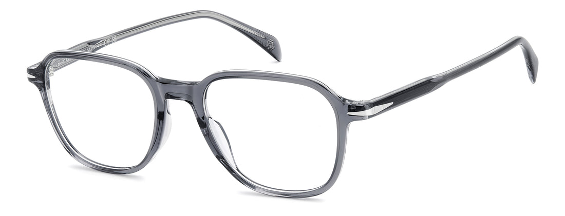 Briller david beckham db 1250 tx7 gris rectangular masculino størrelse 51mm - Hovedvisning