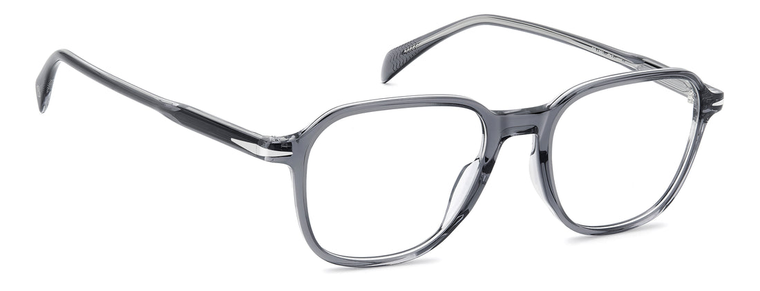 Briller david beckham db 1250 tx7 gris rectangular masculino størrelse 51mm - Detaljeret visning
