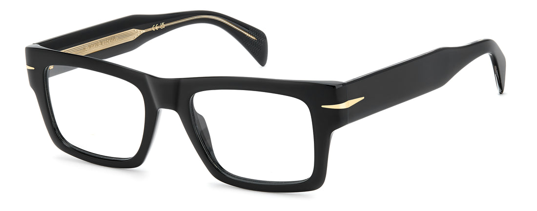 Briller david beckham db 7171 807 negro rectangular masculino størrelse 53mm - Hovedvisning