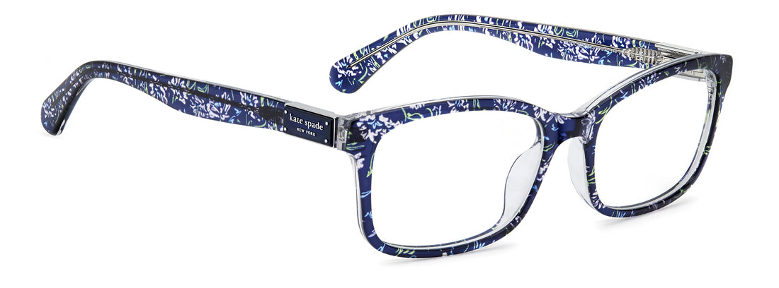Occhiali da vista kate spade ks lucyann 4/g 6qs estampado rectangular femenino taglia 50mm - Vista dettagliata