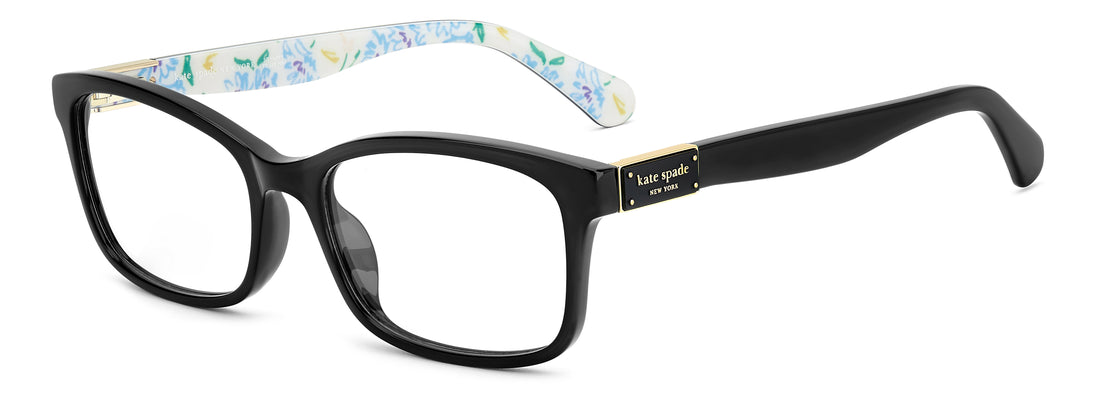Gafas graduadas kate spade ks lucyann 4/g 807 negro rectangular femenino talla 50mm - Vista principal