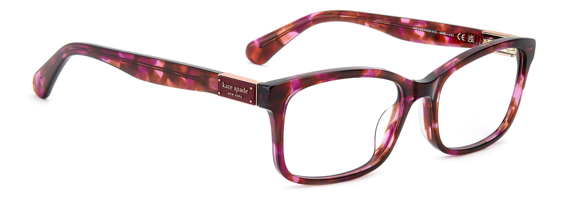 Occhiali da vista kate spade ks lucyann 4/g ht8 rosa rectangular femenino taglia 50mm - Vista dettagliata