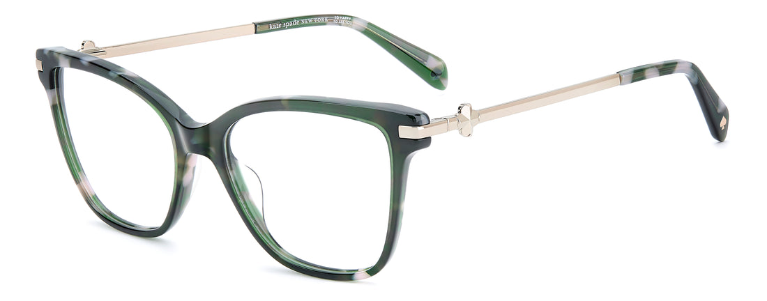 Occhiali da vista kate spade ks shan 2/g p8j verde square femenino taglia 54mm - Vista principale