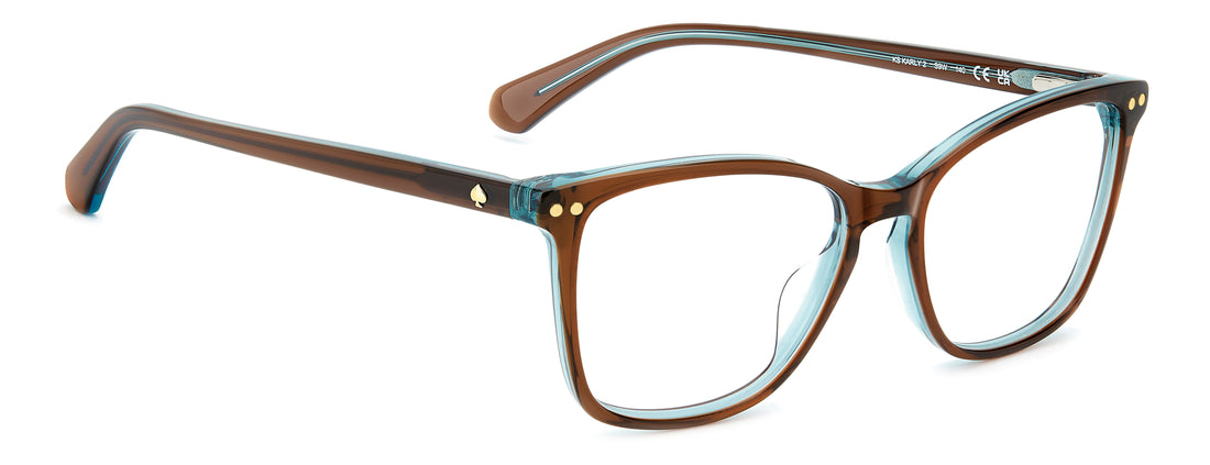 Occhiali da vista kate spade ks karly 2 s9w azul rectangular femenino taglia 53mm - Vista dettagliata