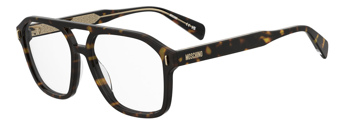 Glasögon moschino mos670 086 havana square unisex storlek 56mm - Huvudvy