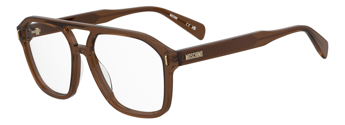 Glasögon moschino mos670 09q marron square unisex storlek 56mm - Huvudvy