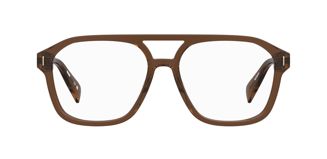Glasögon moschino mos670 09q marron square unisex storlek 56mm - Detaljvy