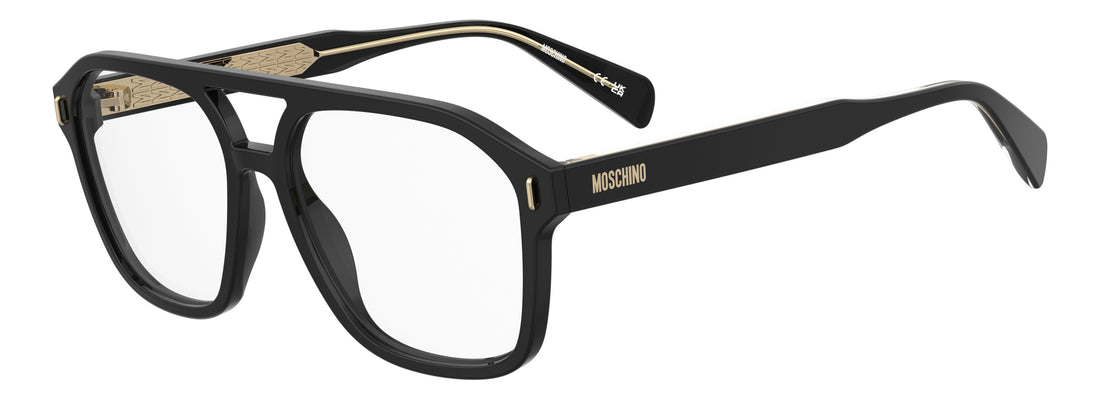 Glasögon moschino mos670 807 negro square unisex storlek 56mm - Huvudvy