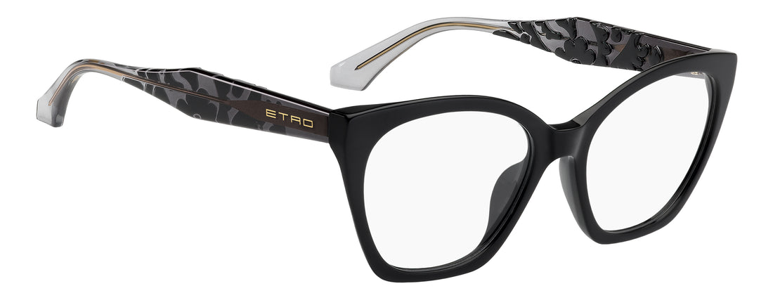 Briller etro 0149/g 807 negro rectangular femenino størrelse 54mm - Detaljeret visning