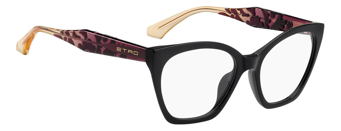 Briller etro 0149/g otl negro rectangular femenino størrelse 54mm - Detaljeret visning