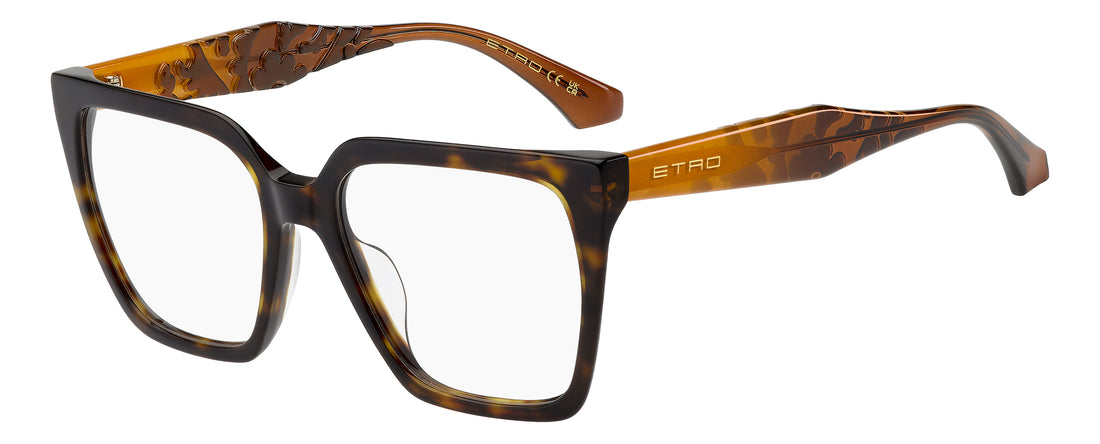 Briller etro 0150/g sdp havana square femenino størrelse 53mm - Hovedvisning