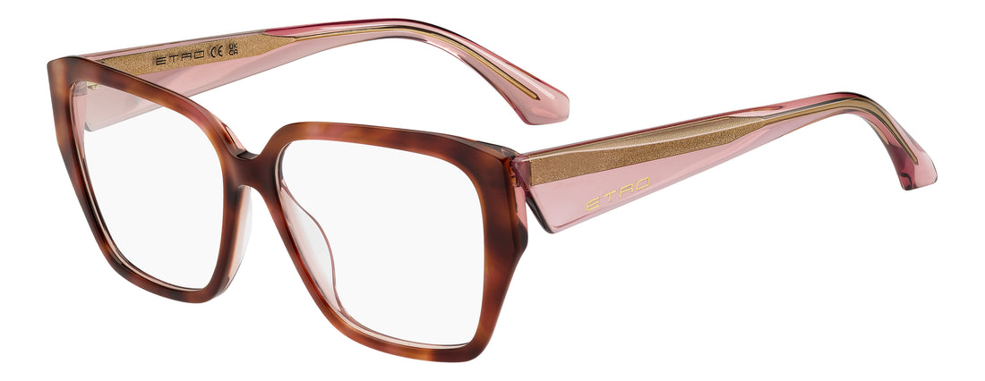 Briller etro 0146 0t4 havana rectangular femenino størrelse 55mm - Hovedvisning