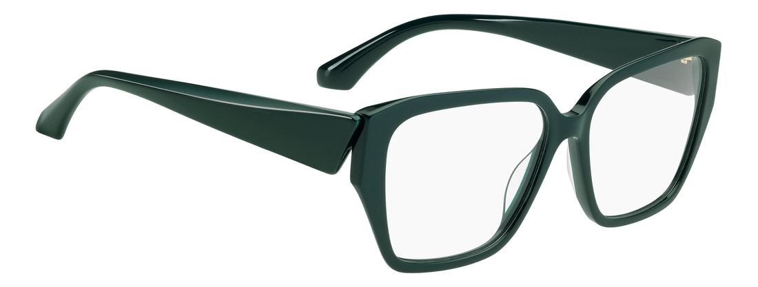 Briller etro 0146 1ed verde rectangular femenino størrelse 55mm - Detaljeret visning