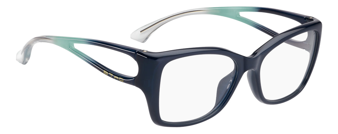 Briller etro 0156/g aqg gris rectangular femenino størrelse 54mm - Detaljeret visning