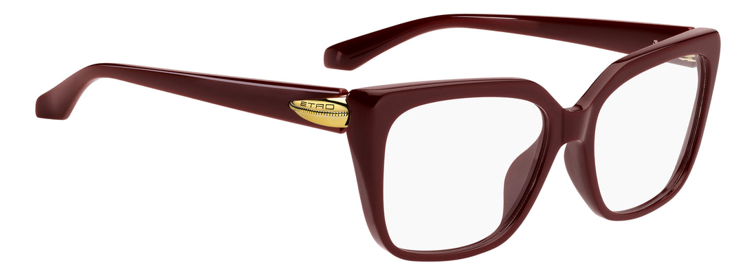 Briller etro 0153/g lhf burdeos rectangular femenino størrelse 54mm - Detaljeret visning