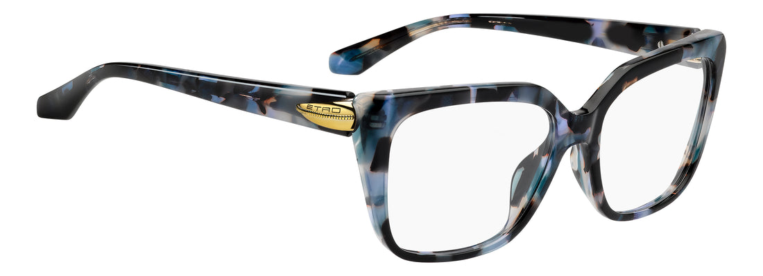 Briller etro 0153/g x8q marron rectangular femenino størrelse 54mm - Detaljeret visning