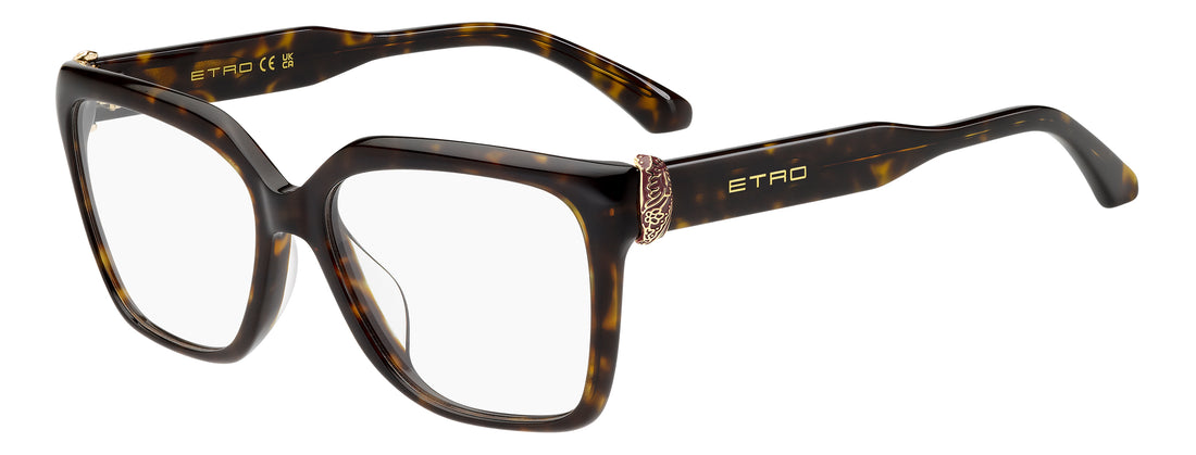 Briller etro 0158/g 086 havana square femenino størrelse 54mm - Hovedvisning