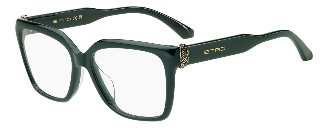 Briller etro 0158/g 1ed verde square femenino størrelse 54mm - Hovedvisning
