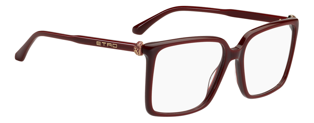 Briller etro 0160 lhf burdeos square femenino størrelse 54mm - Detaljeret visning