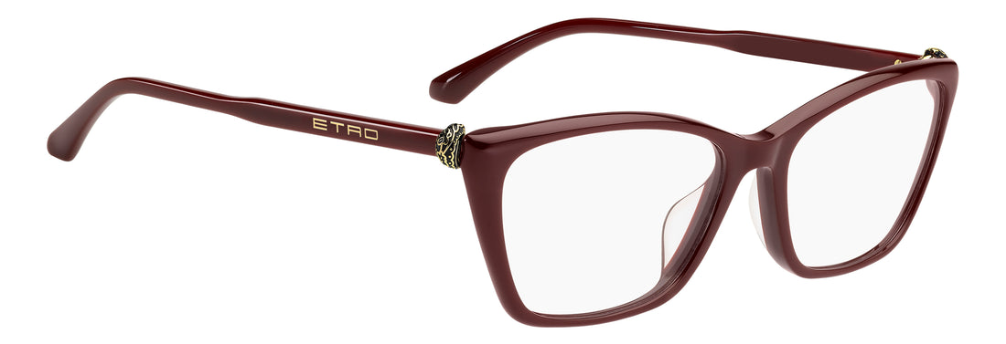 Briller etro 0161/g lhf burdeos rectangular femenino størrelse 55mm - Detaljeret visning