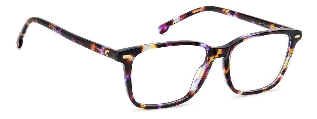 Briller carrera 3118 hkz violeta rectangular femenino størrelse 54mm - Detaljeret visning