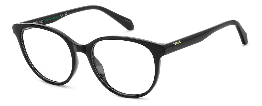 Brillen polaroid pld d624 807 negro round femenino maat 52mm - Hoofdaanzicht